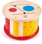 Hape E0608 Double Sided Hand Drum, Toddler Musical Instrument