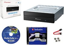 Produplicator Pioneer BDR-2213 Internal 16x Blu-ray Writer Drive Bundle with CyberLink Burning Software, 25GB BD-R Disc, SATA Cable, and Mounting Screws - Burns CD DVD BD DL BDXL M-Disc Discs