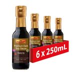 Lee Kum Kee Premium Dark Soy Sauce, 250 ml (Pack of 6)