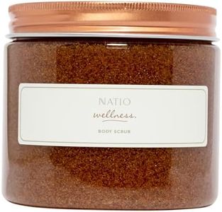 Natio Australia Wellness Body Scrub 450g - Antioxidant Pomegranate Body Exfoliator - Walnut, Pomegranate, Coconut& Pumice Exfoliant - Microbead Free - Made in Australia