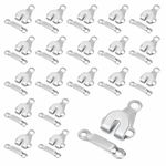 Trouser Fasteners Hook and Bar, 20 Pack Trouser Hooks and Bar Fastenings for Clothes Sew On Eye Fastener Latch Closures for Clothing Sewing