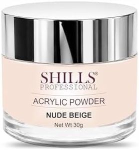 SHILLS PROFESSIONAL Acrylic Powder Nude Beige 30g New for Acrylic Nail Extensions & Nude Manicures