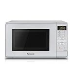 Panasonic NN-E28JMMBPQ Compact Solo Microwave Oven with Turntable, 800 W, 20 Litres, Silver