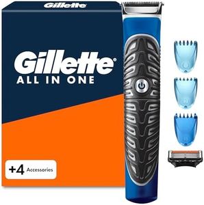 Gillette Fusion 5 Styler Rasierer Herren, Schwarz - Barttrimmer und Multigroom, Haarschneidemaschine für Gesicht, Kopf Und Körper, Wasserdicht, Inkl. 1 Rasierklinge Und 3 Kammaufsätze