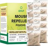 Mouse Repellent Pouches: Mouse Repellent - Natural Rodent Repellent - Mice Repellent with Peppermint Oil - Rat Repellent - Plant-Based Formula - Safe for Kids & Pets - for a Rodent-Free Home