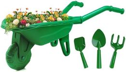 Duckura Kids Gardening Tools Set - 4pcs Garden Tool for Kids with Shovel, Rake, Hoe, Outdoor Summer Yard Lawn Digging Toys, Halloween Birthday Gifts for Boys Girls Age 2 3 4+ Years Old