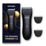 MENHOOD Men's WaterProof Cordless Grooming Trimmer for Men with 2 Extra Blades | Suitable for Beard | Body Private Part Shaving | Head and Pubic Hair | 150min Run Time