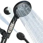 Filtered Shower Head with Handheld,Twinkle Star High Pressure 10 Mode Detachable Showerhead Built-in Power Wash with ON/OFF Pause Switch,15 Stage Water Softener Filters for Hard Water Remove Chlorine