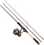 Abu Garcia Tormentor Spinning Combo, Fishing Rod and Reel Combo, Ready to fish setup - Berkley Fireline Ultra 8 Braided Line, Predator Fishing,Pike/Perch/Zander, Unisex, Assorted, 2.44m | 20-60g