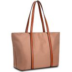 YALUXE Nylon Tote Bags for Women Minimalist Work Handbag Purse Shoulder Bag Large Capacity