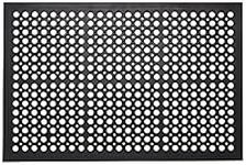 A1HC New All Purpose Anti Fatigue Versatile Rubber Floor Mat with Drain Holes – Perfect as Workplace Mat, Restaurant Kitchen Mat, Bar Area Mat, Commercial, Industrial Anti Fatigue Mat 36x60 Inches