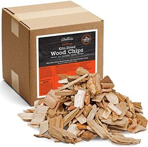 Camerons All Natural Maple Wood Chips for Smoker - 420 Cu. In. Box, Approx 5 Pounds - Kiln Dried Coarse Cut BBQ Grill Wood Chips for Smoking Meat - Barbecue Smoker Accessories - Grilling Gifts for Men