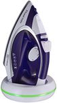 Russell Hobbs Freedom Cordless Steam Iron, Fast 5 seconds re-charge, Steam ready 30 seconds, Ceramic Non-stick soleplate, 135g Steam Shot, 40g Continuous steam, 300ml Water Tank, 2400W, 23300