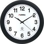 Lorell Radio Controlled Wall Clock - Digital - Quartz - Atomic