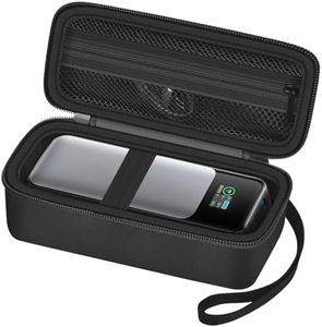 Againmore Protective Storage Case for Anker 737 Power Bank (PowerCore 24K 140W) -Hard Shell Organizer with Custom Fit, Interior Mesh Pocket & Sturdy Zipper for On-The-Go Essentials (Case Only)