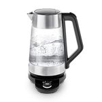 Adjustable Temperature Kettle : OXO On Cordless Glass Adjustable Temperature Electric Kettle, Stainless Steel