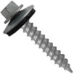 Metal Roofing Screw: (250) 12 x 1-1/2" ZINC Hex ReGrip Sheet Metal Roof Screw. Sharp Point Metal to Wood siding Screws. 9/16" EPDM Washer.