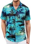 Rioofinx Hawaiian Shirt for Men Sle