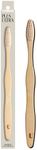 Plus Ultra Bamboo Toothbrush - BPA Free Soft Bristle Toothbrush for Adults - Dentist-Approved All-Natural Toothbrush Logo Etched on Toothbrush Handle