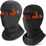 HEGCOIIE 2 PCS Winter Balaclava Ski Mask for Men & Women, Windproof Face Mask Warm Hood for Cold Weather Sking Snowboarding Bicycle Outdoor Sports…