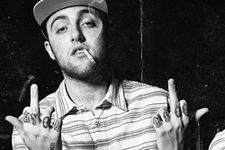 NewBrightBase Mac Miller Fabric Cloth Rolled Wall Poster Print - Size: (36" x 24"/20" x 13")