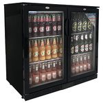 CATER-COOL CK0501LED Double Hinged Door Bottle Cooler With LED Lighting (Deliverable to UK mainland only)