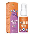 Vegavero Multivitamin for Kids Spray | No Added Sugar | NO Additives | Natural Orange Flavour | Children’s Multivitamin Liquid with Vitamin C, D3, E, K2 & All B Vitamins | 125 Sprays | Vegan