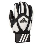 adidas Scorch Destroy 2 Lineman Adult Gloves, Full Finger, Black/White, X-Large