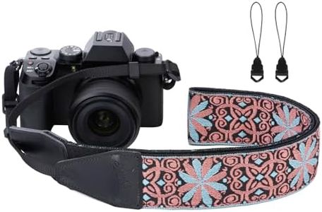 Dulphee Camera Strap, Jacquard Weave 2" Shoulder Neck Straps for All DSLR Cameras Men Women Photographers