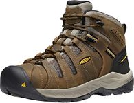 KEEN Utility Men’s CSA Flint II Mid Steel Toe Work Boots Construction Boot, Cascade Brown/Golden Rod, 9 D (Medium) US