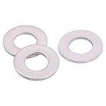 M3 (100 pcs) Stainless Steel Flat Washers, 304 Stainless Steel 18/8 Large Series Plain Washers, Wide Type, DIN9021