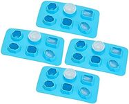 Fairly Odd Novelties Ice Cube Tray, Four Pack, Blue Jewels