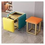 Leather Seating Cube 5 in 1 Stool w