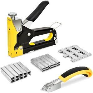 Shearly Staple Gun,3 in 1 Heavy Duty with Staple Remover and 3000 Staples,Stapler Gun Heavy Duty, Upholstery Staple Gun for Furniture, Wood, Carpet, Carpentry, DIY, Fixing Material, Windows