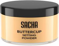 BUTTERCUP POWDER. No ashy flashback in selfies & photos. Flash-friendly loose face powder for Medium to Deep skin tones 1.25 oz