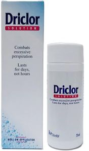 Driclor Antiperspirant Roll On Treats Hyperhidrosis & Excessive Sweating Clinically Proven 75ml