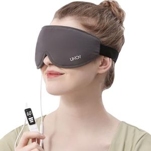 UNCN USB Heated Eye Mask for Dry Eye Syndrome, Dark Circles, Blepharitis, Electric Warm Therapy for Eye Fatigue, Stye eye, Chalazion, USB 3D Warm Eye Compress Mask