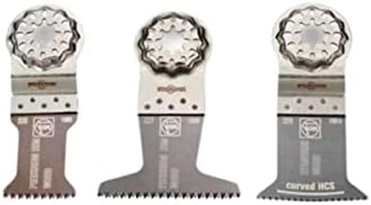 Fein E-Cut Combo Plunge Cut Saw Blades for Precision Sawing Work in Wood Materials - StarLock Mount, 3-Pack - 35222967300