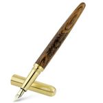 Cobee Wooden Fountain Pens, Handcrafted Wood Fountain Pen Vintage Luxury Pen 0.7mm Fine Point Pen Business Pen Smooth Writing for Journaling Calligraphy Gift Supplies