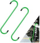 2PCS Brake Caliper Hanger, Caliper Hangers Hooks with Rubber Tips, Durable Steel, Rust-Proof Automotive Brake Tools for Braking, Axle, Suspension(Green)