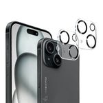 BEVY® 2 Pack Iphone 15 Camera Lens Protector - 9H Hardness - Tempered Glass Iphone 15 Plus Camera Lens Protector - Premium Iphone 15/15 Plus Camera Lens Cover [Does Not Affect Flash Shots]