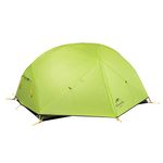 Naturehike Mongar Ultralight 20D Silicone Backpacking Tent 2 Person for Backpacking Cycling Hiking Camping Emerald Green