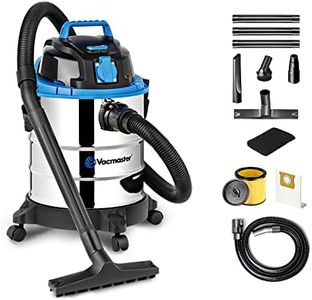 Vacmaster VQ1220SC 1250W 20L Aspirateur Eau et Poussière,Fonction Soufflerie, Puissant Professionnel Industriel Aspirateur avec & sans Sac