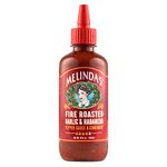 Melinda’s Fire Roasted Garlic & Habanero Hot Sauce - Craft Hot Sauce with Slow Roasted Garlic, Roasted Habanero Peppers, Lime Juice - Richy & Smoky Habanero Hot Sauce 12oz, 1 Pack