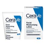 CeraVe PM Daily Facial Moisturiser Lotion for Normal to Dry Skin 52ml with Niacinamide and 3 Essential Ceramides