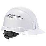 Vented Hard Hat Cap Style, Ratchet Suspension, Class C, Ergodyne Skullerz 8972 , White