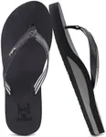 KuaiLu Womens Arch Support Flip Flo