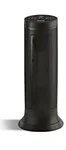 Honeywell HCE317BC Slim Ceramic Tower Electric Space Heater for Bedroom, Office, Home, Oscillates, 2 Heat Settings, Portable, 2-8H timer, Quiet, 1500W/750W, Overheat & Tip-Over protection, Black