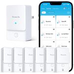 GoveeLife Water Leak Detector 2, LoRa Water Sensor Alarm Monitor Up to 1312ft Open-Air Range, Alexa, App, Email Notifications, Detector Protection for Your Home, Kitchen Sink, Bathroom, Basement