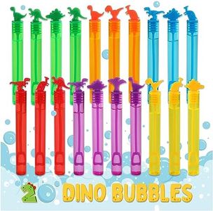 Magicat Dino - Set di 20 bolle di sapone per bambini, con motivo a dinosauro, in 6 colori, per compleanni dei bambini, matrimoni, Halloween, mini bolle giocattolo per bambini